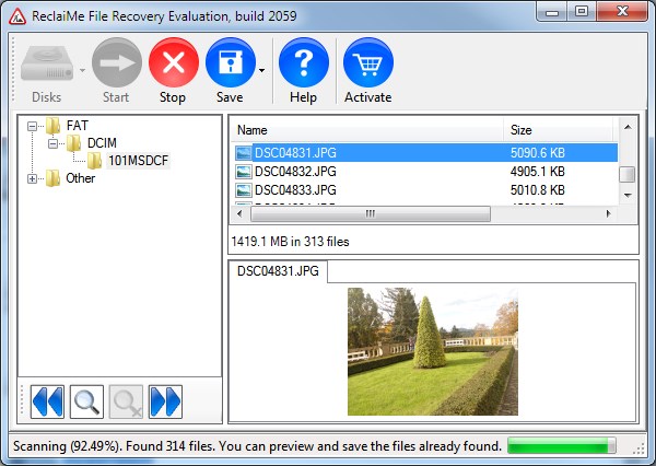 reclaime file recovery serial number